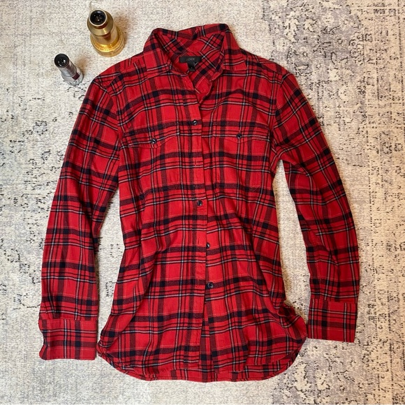 J.Crew Plaid Shirt - Picture 1 of 7